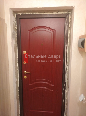Фото установленной двери №208 в Шаховской